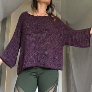 Free People Purple Sweater